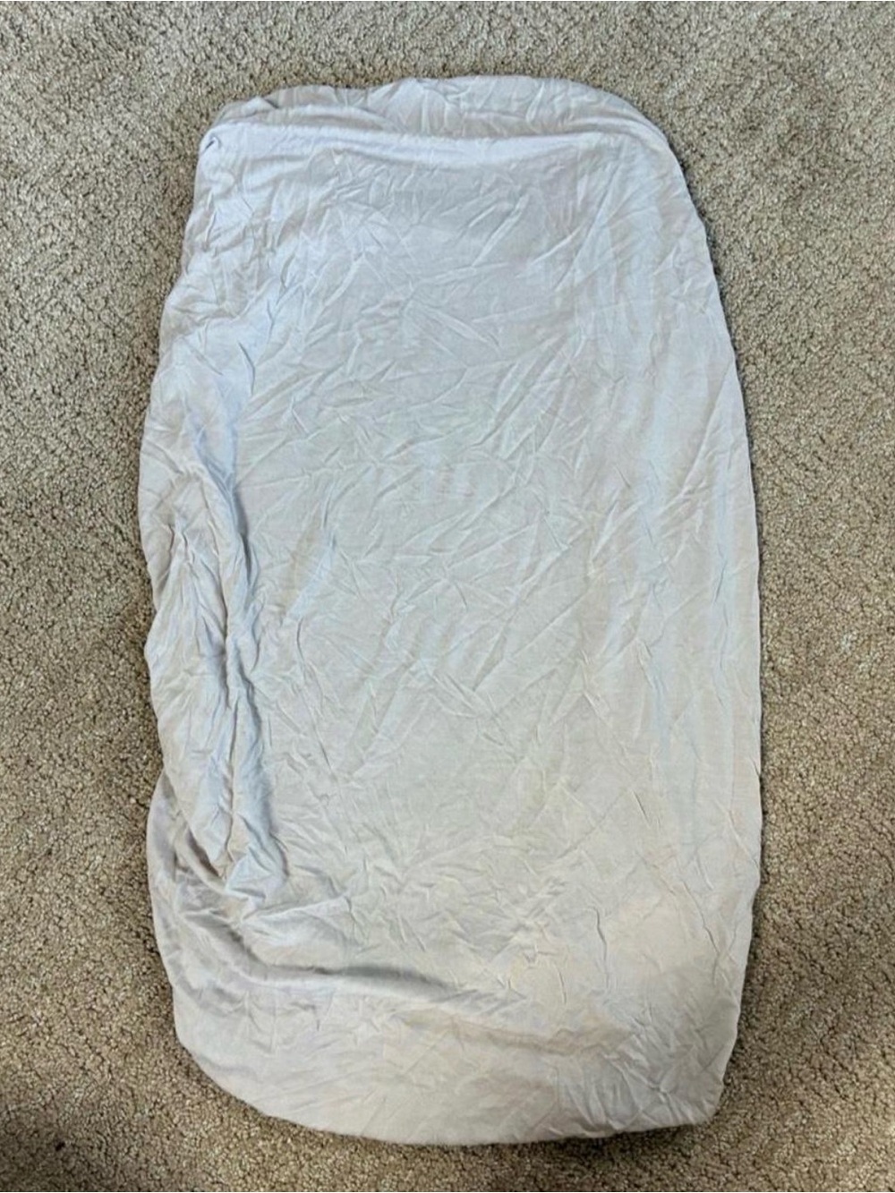 Bamboo Bassinet Sheet Neutral Minimal Tan